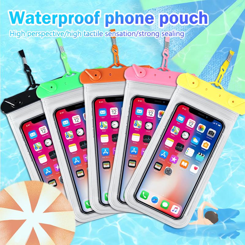 Dry Bag Waterproof - 【F】Casing Tahan Air dengan Tampilan Penuh