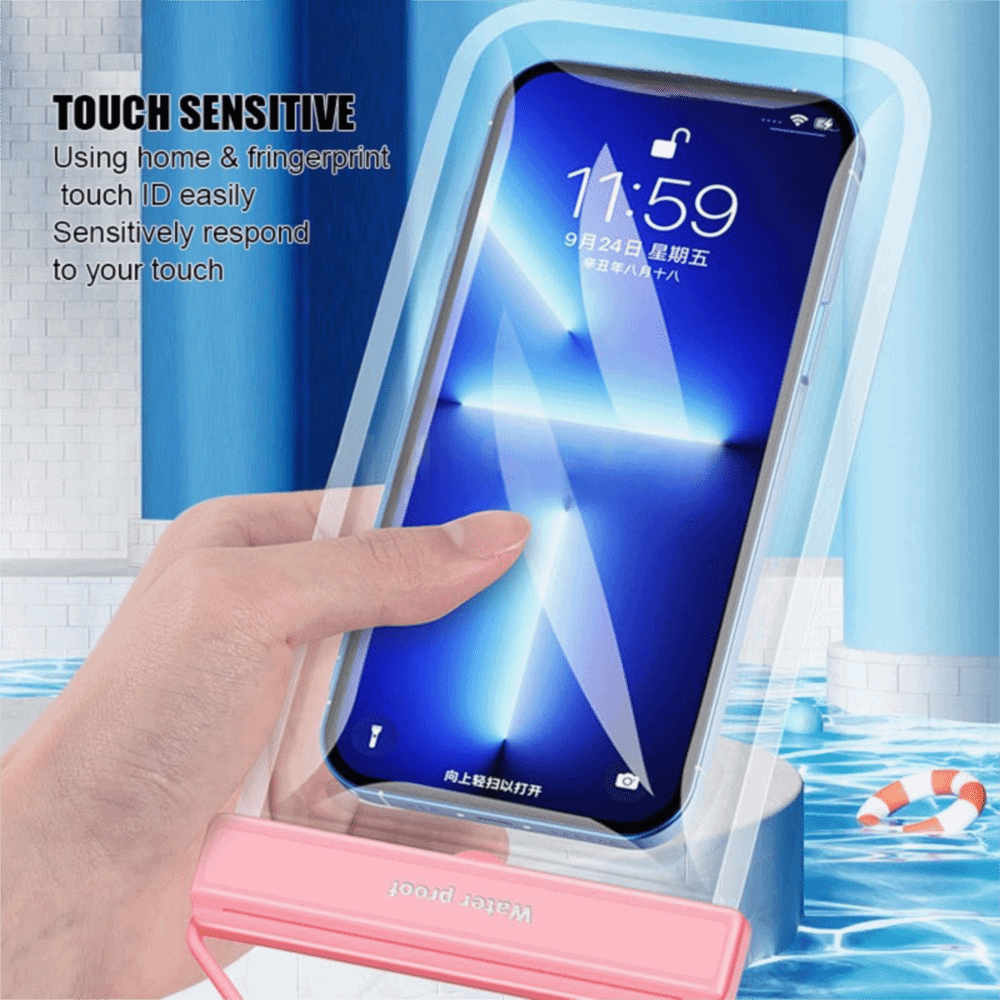 Dry Bag Waterproof - Tas Ponsel Tahan Air Layar Sentuh