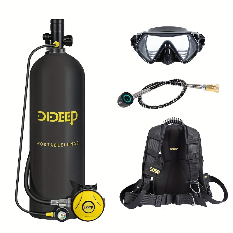 Snorkeling Gear - Set Tangki Selam Mini DIDEEP 4L,