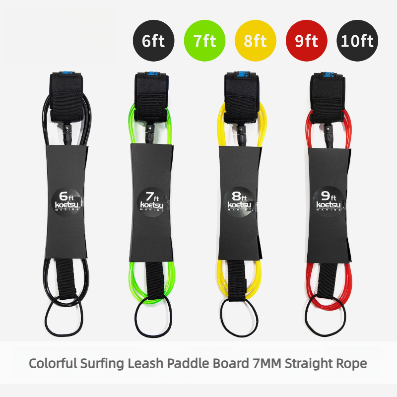 Surfboard Leash - Tali Pengaman Papan Selancar Berwarna-warni 7mm,