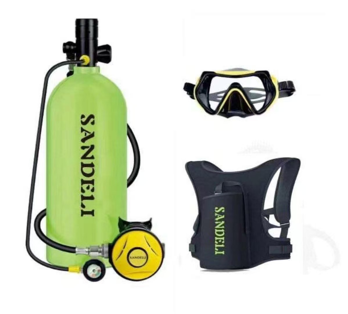Diving Mask - Regulator Tangki Scuba 4 Liter Buatan