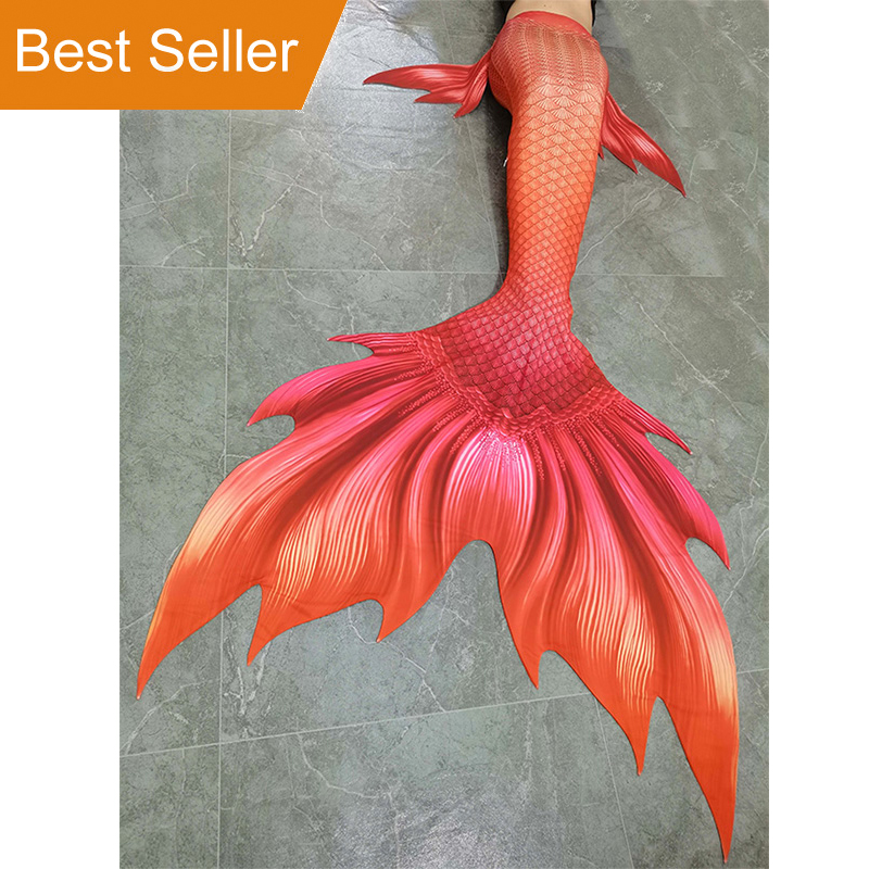 Orange wanita ekor putri duyun - Swim Fins ulasan dan harga