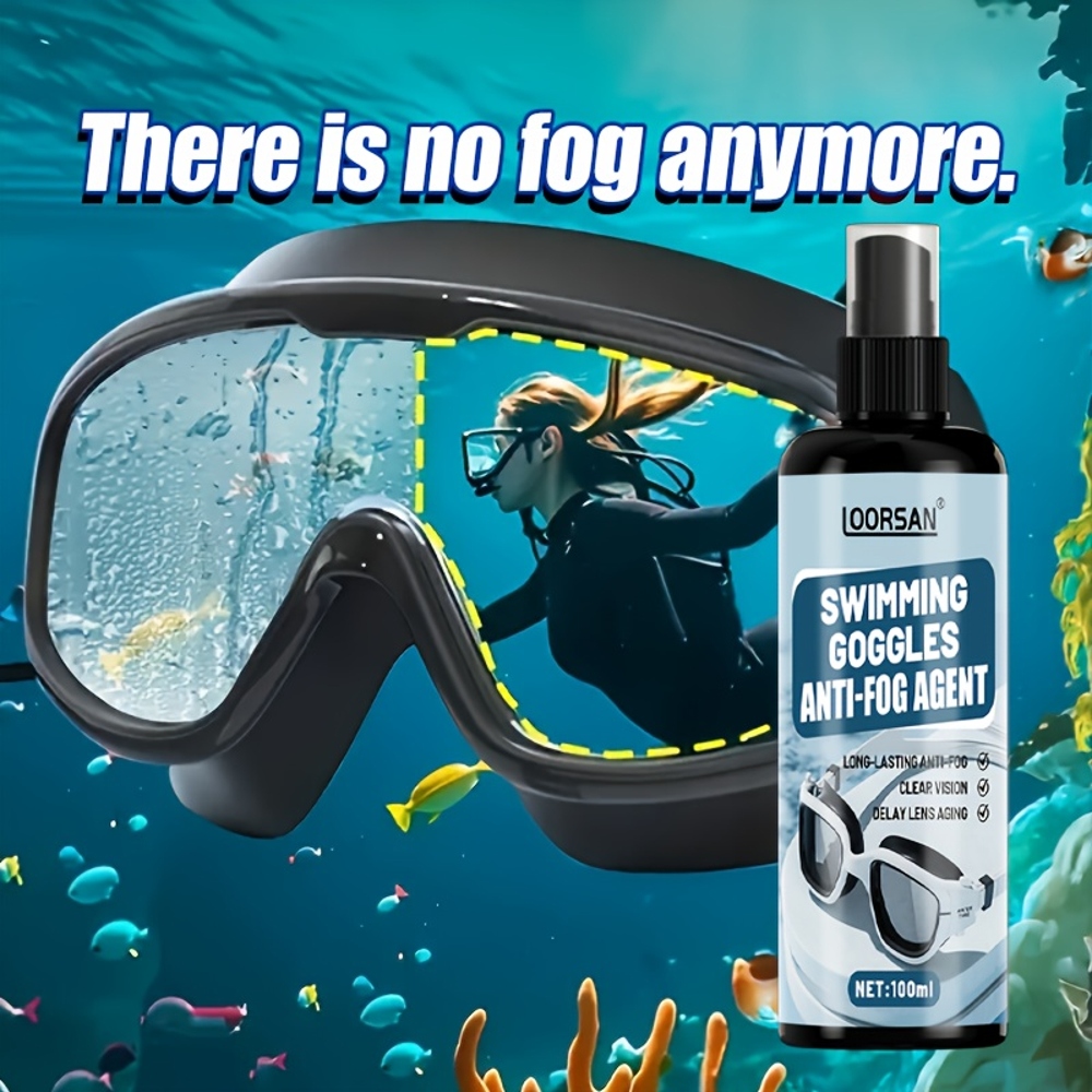 Goggles Swim - LOORSAN 100ML Semprotan Anti-Kabut untuk Kacamata