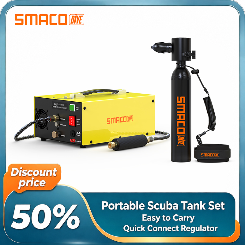 Snorkel Set - Set Tabung Selam Mini SMACO Portabel