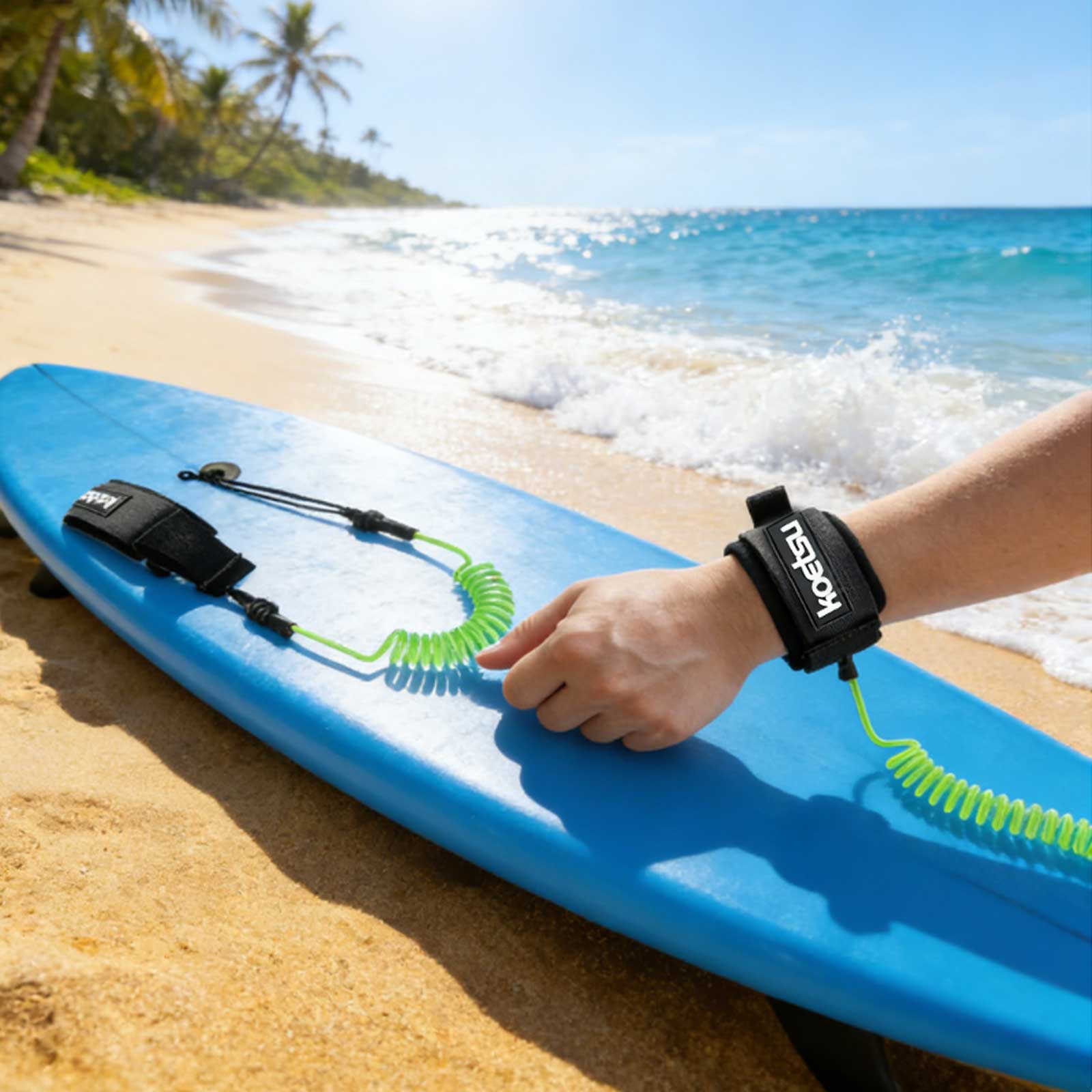 Surfboard Leash - Tali Pengikat Paddle Board SUP Bahan
