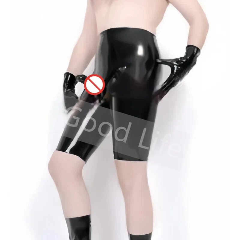 Wetsuit Men - Celana Boxer Lateks Hitam Seksi Pria