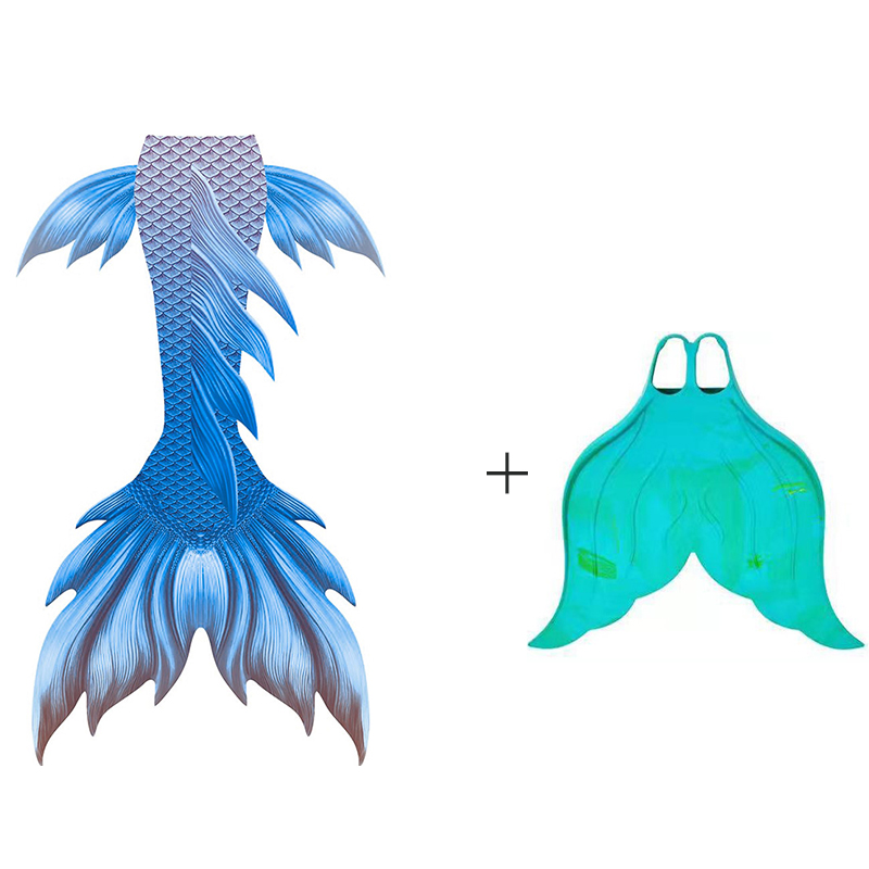 Desain Baru Warna Biru Kulit E - Swim Fins ulasan dan harga