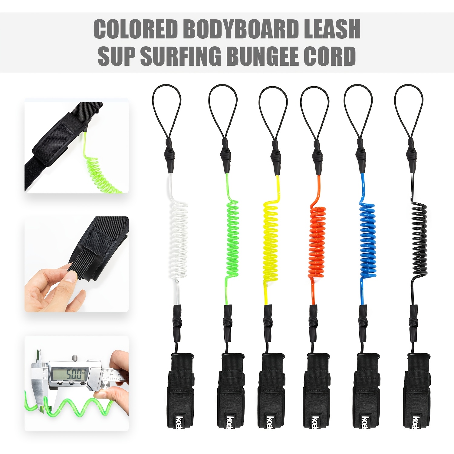 KOETSU Bodyboard Leash, Tali P - Surfboard Leash ulasan dan harga