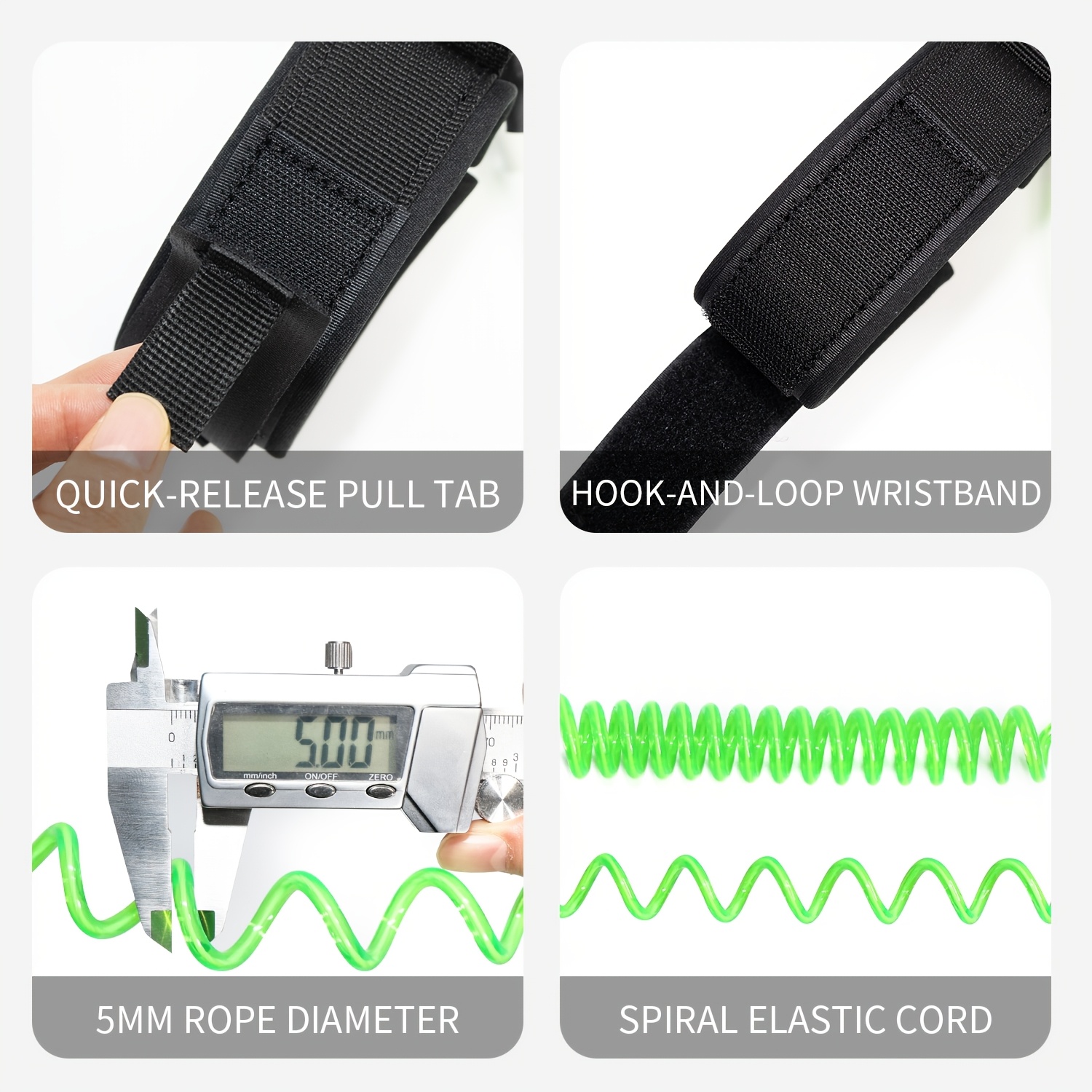 KOETSU Bodyboard Leash, Tali P - Surfboard Leash ulasan dan harga