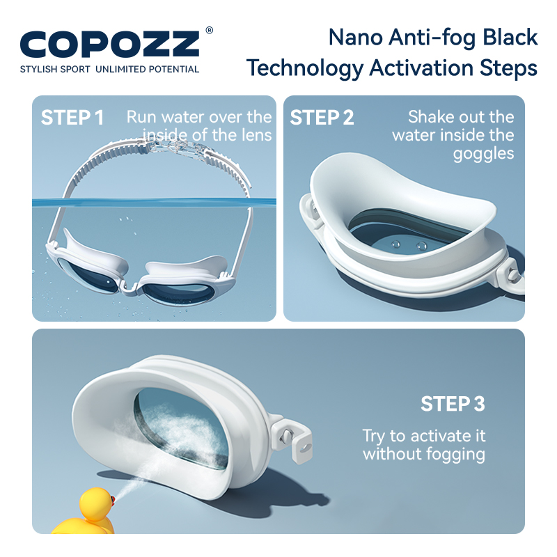 COPOZZ Kacamata Renang Miopia  - Goggles Swim ulasan dan harga