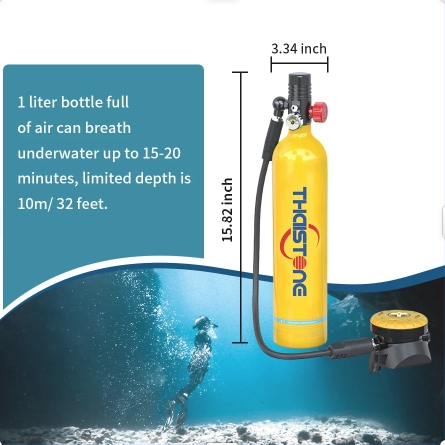 Tangki Oksigen Scuba THAISTONE - Diving Mask ulasan dan harga