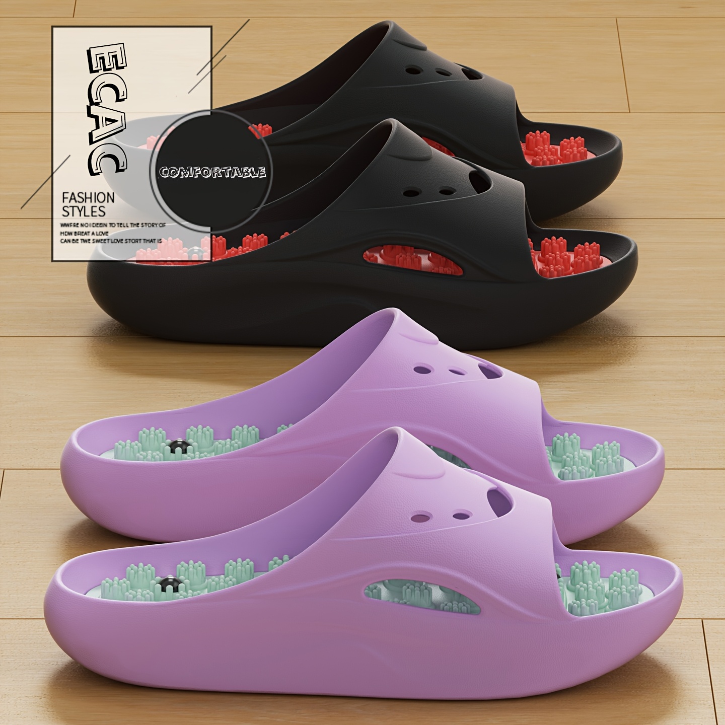 Sandal Pijat EVA Wanita Pria,  - Water Shoes ulasan dan harga