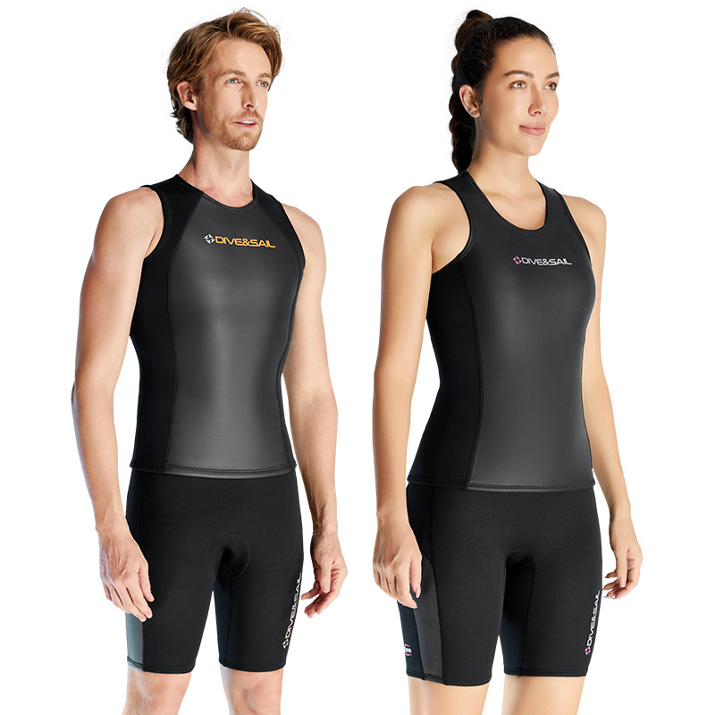 Rompi Wetsuit Kulit Neoprena 2 - Wetsuit Men ulasan dan harga