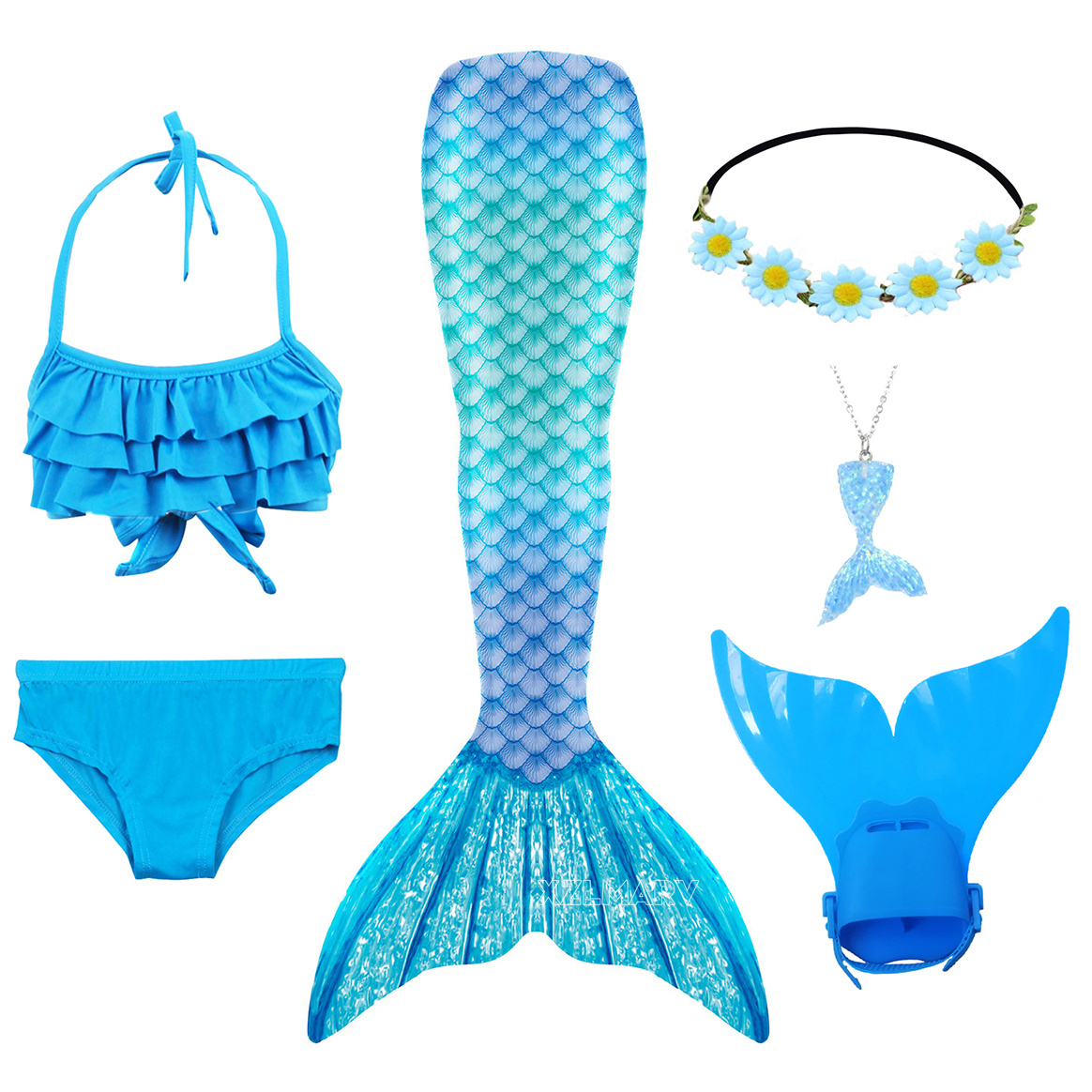 Kostum Putri Duyung Ariel untu - Flippers Swimming ulasan dan harga