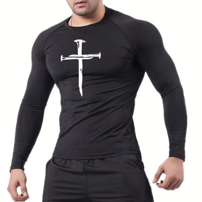 Kaos Kompresi Olahraga Kristen - Rash Guard ulasan dan harga