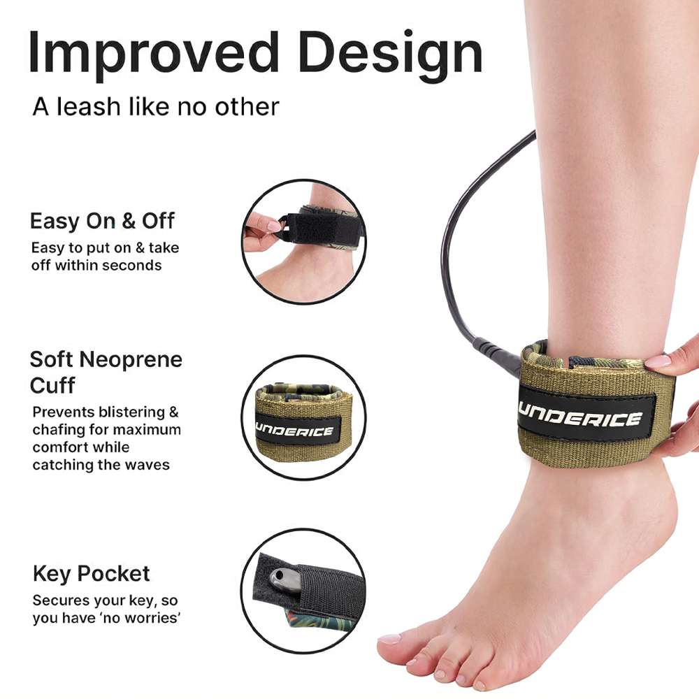 Tali Pengikat Papan Selancar U - Surfboard Leash ulasan dan harga