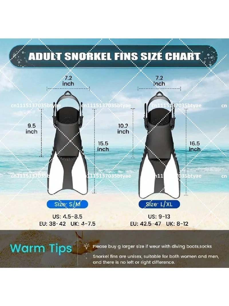 Sirip Selam Profesional dengan - Snorkeling Gear ulasan dan harga