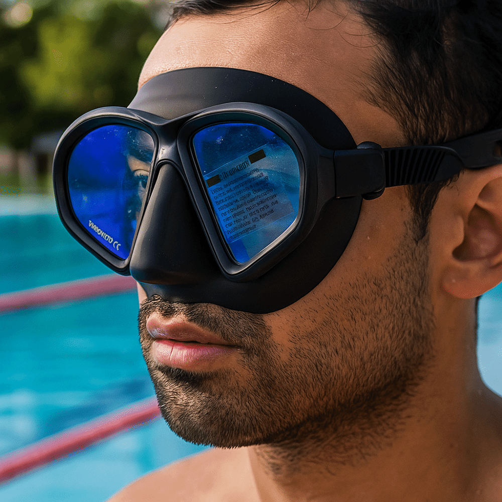 Masker Selam Kaca Tempered Lip - Snorkel Set ulasan dan harga