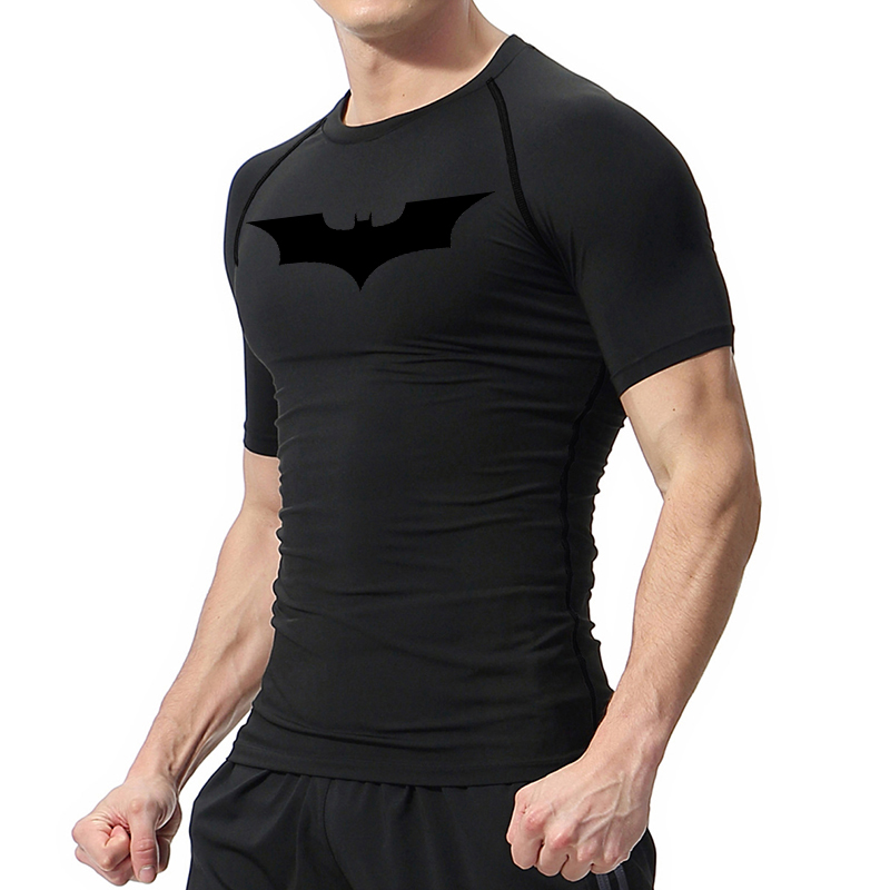 Kaus kompresi gambar kelelawar - Rash Guard ulasan dan harga