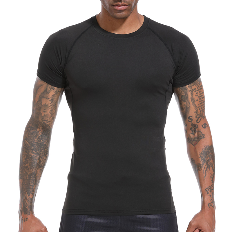 Kaus kompresi motif laba-laba  - Rash Guard ulasan dan harga