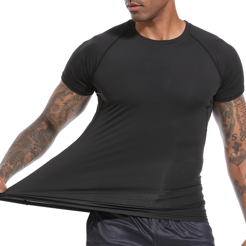 Kaus kompresi motif laba-laba  - Rash Guard ulasan dan harga