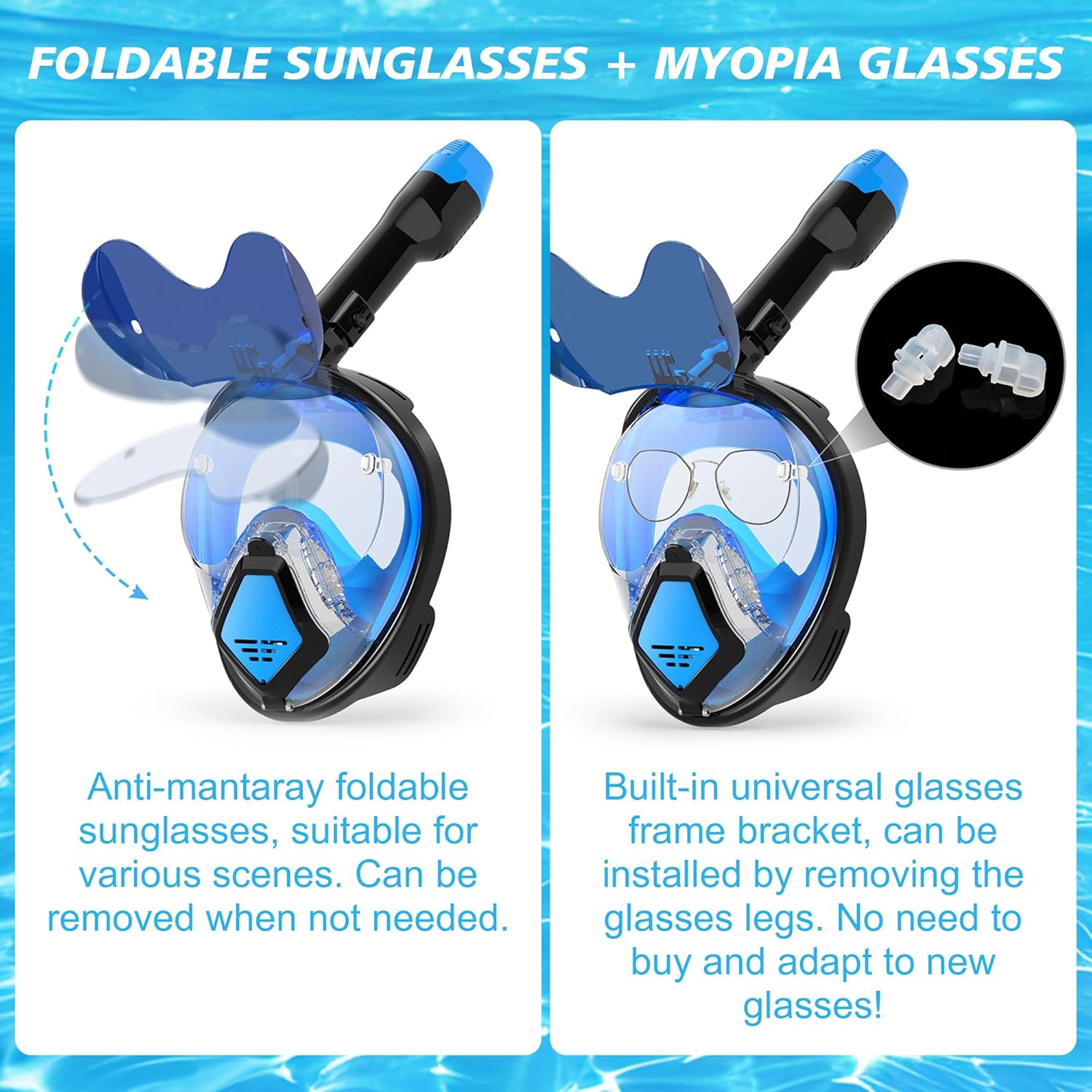 Masker Snorkel Full Face Devil - Snorkel Set ulasan dan harga