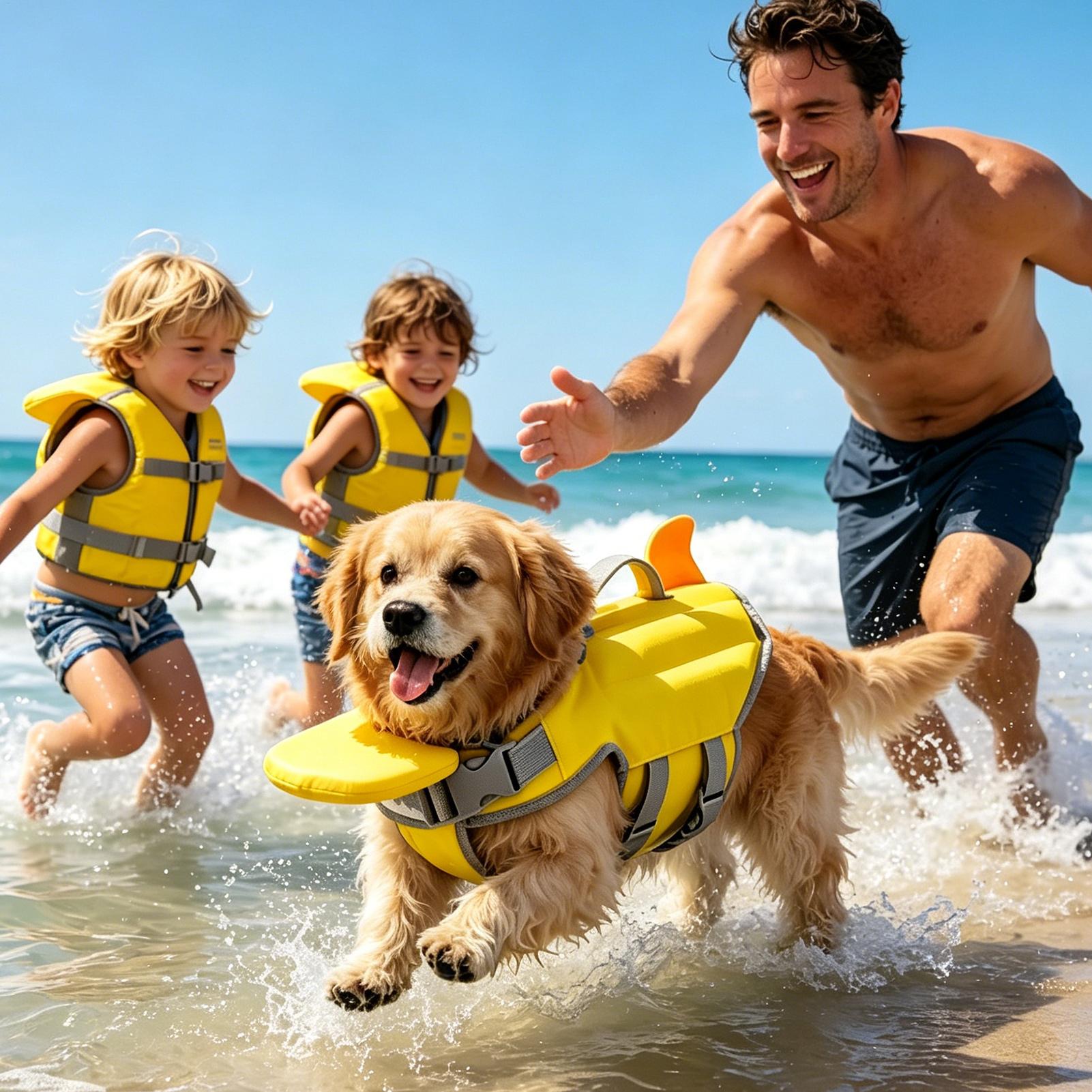 Jaket Pelampung Anjing Portabe - Life Jacket ulasan dan harga