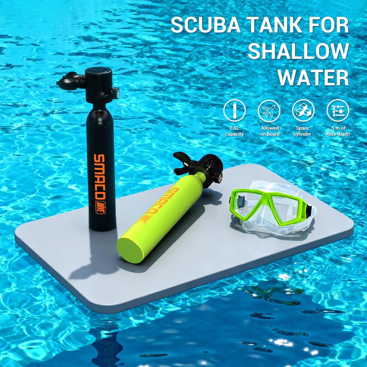 Set Tabung Selam Mini SMACO Po - Snorkel Set ulasan dan harga